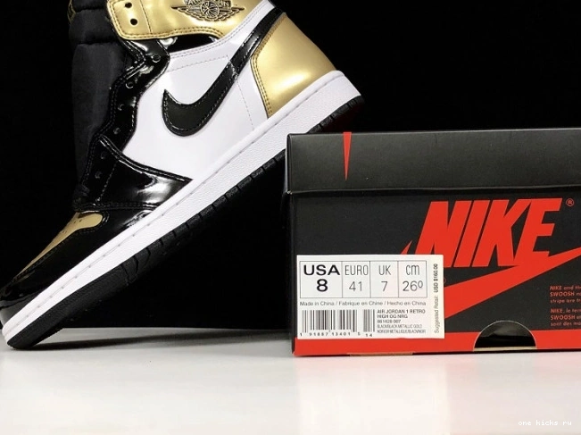 Chep Onekick High 1 Jordan Retro Air Toe 861428-007 Glod 0604